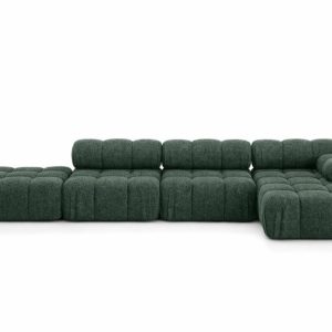 Narożnik modułowy w kształcie L, Abriamo, Ciemnozielony, Prawy, Selia L XL 958155
