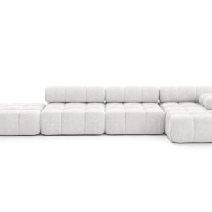 Narożnik modułowy w kształcie L, Abriamo, Ecru, Prawy, Selia L XL 958130