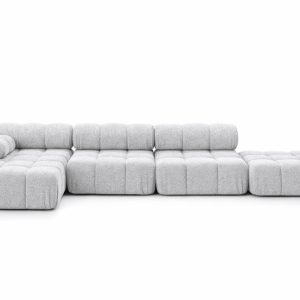 Narożnik modułowy w kształcie L, Abriamo, Jasnoszary, Lewy, Selia L XL 958216