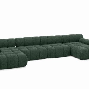 Narożnik modułowy w kształcie U XL, bukla Abriamo Ciemnozielony Selia U XL 958195 Narożnik modułowy w kształcie U XL, bukla Abriamo Ciemnozielony Selia U XL 958195