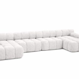 Narożnik modułowy w kształcie U XL, bukla Abriamo, Ecru, Selia U XL 958127 Narożnik modułowy w kształcie U XL, bukla Abriamo, Ecru, Selia U XL 958127