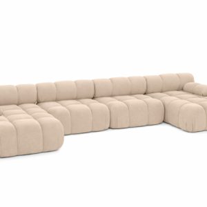 Narożnik modułowy w kształcie U XL, welur Salvador, Beżowy, Selia U XL 958142 Narożnik modułowy w kształcie U XL, welur Salvador, Beżowy, Selia U XL 958142