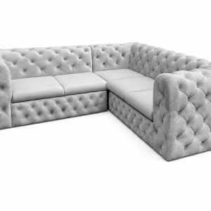 Narożnik Moet 250×250 pikowany rozkładany z funkcją spania szary welur 238898 Narożnik Moet 250×250 pikowany rozkładany z funkcją spania szary welur 238898