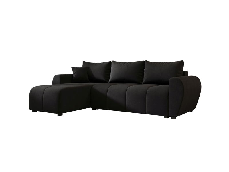 Narożnik MOLISA L cosmic 100 lewa czarny 815173