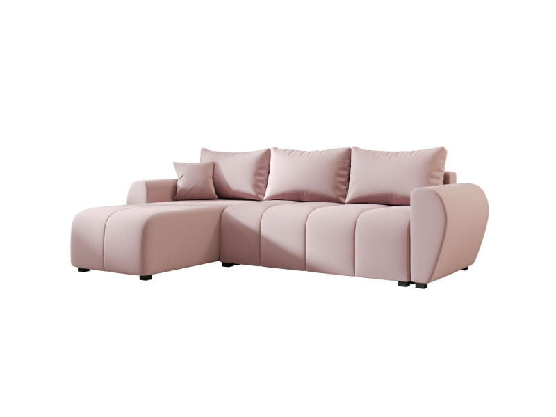 Narożnik MOLISA L cosmic 14 lewa różowy 815294