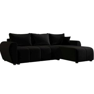 Narożnik MOLISA L itaka 15 prawa czarny 815403 Narożnik MOLISA L itaka 15 prawa czarny 815403