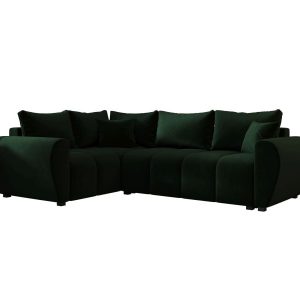 Narożnik MOLISA L PLUS itaka 10 lewa ciemnozielony 815145 Narożnik MOLISA L PLUS itaka 10 lewa ciemnozielony 815145