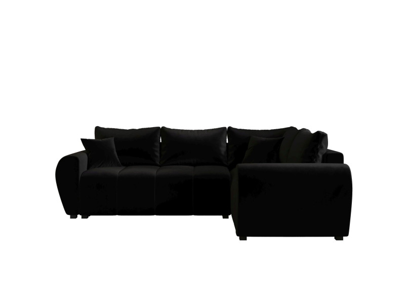 Narożnik MOLISA L PLUS itaka 15 prawa czarny 815079