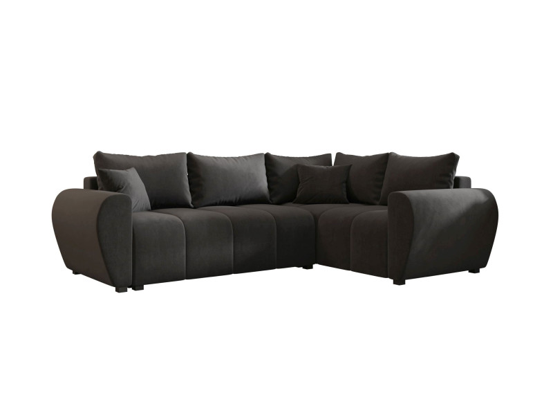Narożnik MOLISA L PLUS itaka 27 prawa ciemnoszary 815269