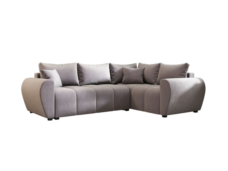 Narożnik MOLISA L PLUS itaka 50 prawa szary 815232