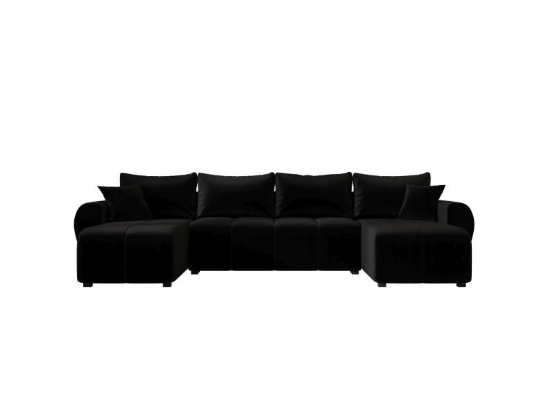 Narożnik MOLISA U itaka 15 czarny 809161