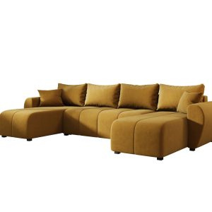 Narożnik MOLISA U itaka 33 musztardowy 809434