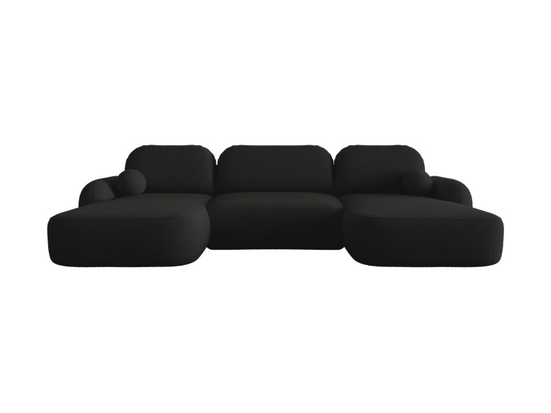 Narożnik MOLLY U terra frotte 14 czarny 809353