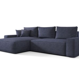 Narożnik MONA z funkcją spania aragon 74 niebieski lewy 815062 Narożnik MONA z funkcją spania aragon 74 niebieski lewy 815062