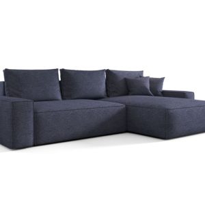 Narożnik MONA z funkcją spania aragon 74 niebieski prawy 815027 Narożnik MONA z funkcją spania aragon 74 niebieski prawy 815027