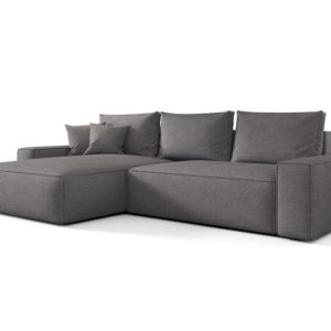 Narożnik MONA z funkcją spania aragon 93 szary lewy 814813 Narożnik MONA z funkcją spania aragon 93 szary lewy 814813