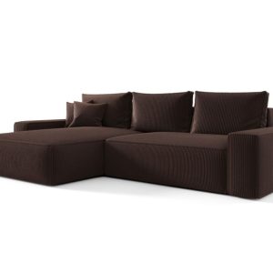 Narożnik MONA z funkcją spania poso 06 brązowy lewy 815037 Narożnik MONA z funkcją spania poso 06 brązowy lewy 815037