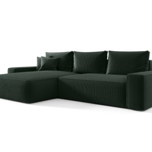 Narożnik MONA z funkcją spania poso 14 ciemnozielony lewy 815129 Narożnik MONA z funkcją spania poso 14 ciemnozielony lewy 815129