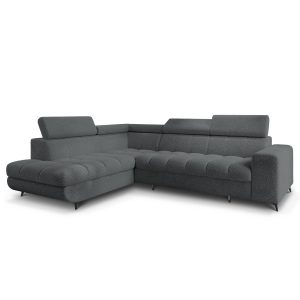 Narożnik MORIVA Q L-S z funkcją spania Szary 993934 Narożnik MORIVA Q L-S z funkcją spania Szary 993934