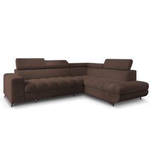 Narożnik MORIVA Q R-S z funkcją spania Brązowy 994057 Narożnik MORIVA Q R-S z funkcją spania Brązowy 994057