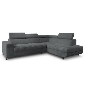 Narożnik MORIVA Q R-S z funkcją spania Szary 994055 Narożnik MORIVA Q R-S z funkcją spania Szary 994055