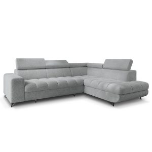 Narożnik MORIVA Q R-S z funkcją spania Szary 994035 Narożnik MORIVA Q R-S z funkcją spania Szary 994035