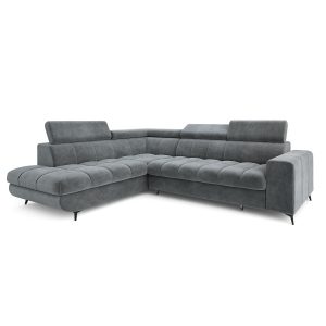 Narożnik MORIVA z funkcją spania Szary 964902 Narożnik MORIVA z funkcją spania Szary 964902