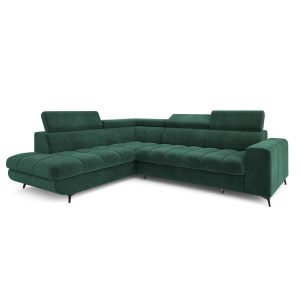 Narożnik MORIVA z funkcją spania Zielony 964924 Narożnik MORIVA z funkcją spania Zielony 964924