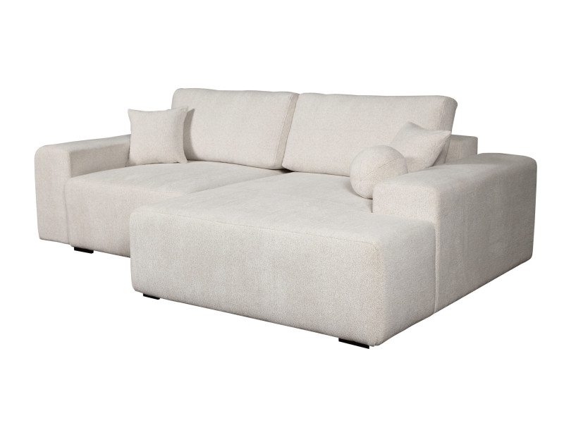 Narożnik Murano Soft z funkcją spania i pojemnikiem, str. prawa, Raven 22 1031446