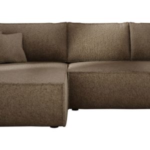 Narożnik na sprężynach z pojemnikiem COBRA S taupe boucla lewy 813059 Narożnik na sprężynach z pojemnikiem COBRA S taupe boucla lewy 813059