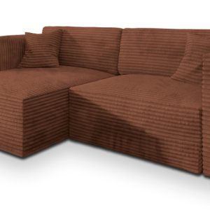 Narożnik NERIO z funkcją spania Brązowy 771464 Narożnik NERIO z funkcją spania Brązowy 771464
