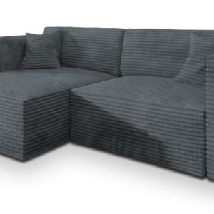 Narożnik NERIO z funkcją spania Szary 771482 Narożnik NERIO z funkcją spania Szary 771482