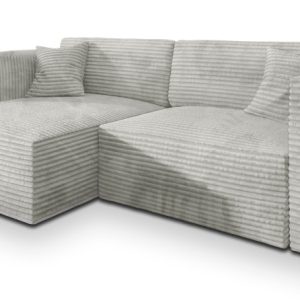 Narożnik NERIO z funkcją spania Szary 771538 Narożnik NERIO z funkcją spania Szary 771538