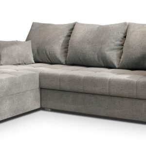 Narożnik NIDA z funkcją spania Szary 741584