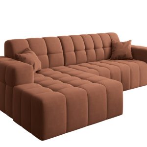 Narożnik Nimes w kształcie litery L, tkanina Portland Miedziany Lewy 718996 Narożnik Nimes w kształcie litery L, tkanina Portland Miedziany Lewy 718996