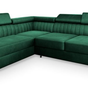 NAROŻNIK NOLA L-S z funkcją spania Zielony 282308