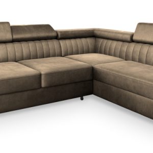 NAROŻNIK NOLA R-S z funkcją spania Beżowy 282482
