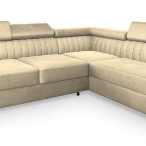 NAROŻNIK NOLA R-S z funkcją spania ecru 282466