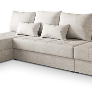 Narożnik NORVI z funkcją spania ecru 807631 Narożnik NORVI z funkcją spania ecru 807631