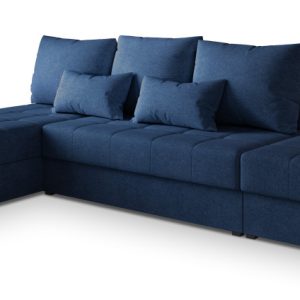 Narożnik NORVI z funkcją spania Niebieski 807690 Narożnik NORVI z funkcją spania Niebieski 807690
