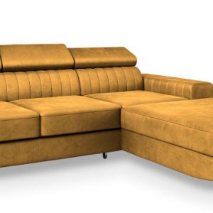 NAROŻNIK NOTO R-S z funkcją spania Żółty 282467 NAROŻNIK NOTO R-S z funkcją spania Żółty 282467
