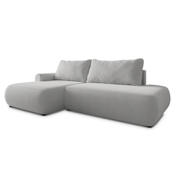 Narożnik NUVIRA CL L-S z funkcją spania Szary 993960