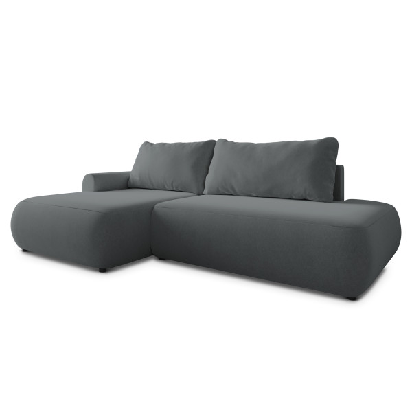Narożnik NUVIRA CL L-S z funkcją spania Szary 993955
