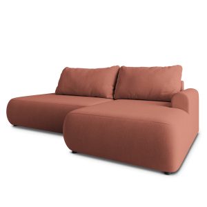 Narożnik NUVIRA CL R-S z funkcją spania Koralowy 993945 Narożnik NUVIRA CL R-S z funkcją spania Koralowy 993945