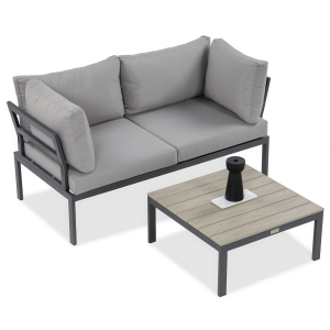 Narożnik Ogrodowy Modułowy JAVA Sofa Stolik 3w1 na Taras 60241