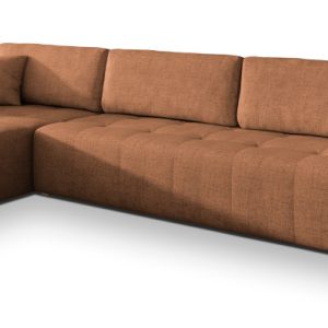 Narożnik OLVERA z funkcją spania Miedziany 741576 Narożnik OLVERA z funkcją spania Miedziany 741576