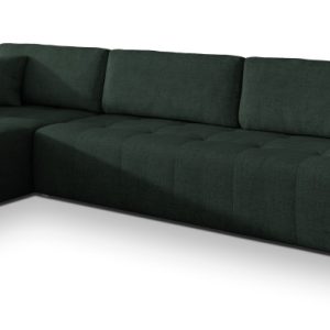 Narożnik OLVERA z funkcją spania Zielony 741658 Narożnik OLVERA z funkcją spania Zielony 741658