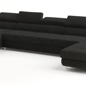 Narożnik OMBRA z funkcją spania Czarny 771531 Narożnik OMBRA z funkcją spania Czarny 771531