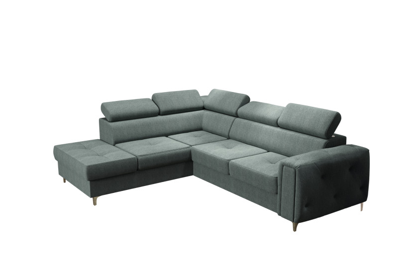Narożnik orion ii z funkcją spania 225×255 cm Tkanina 568654