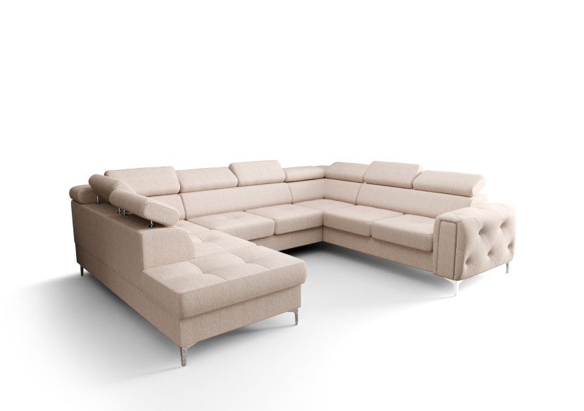 Narożnik orion max i z funkcją spania 225x350x255cm Tkanina 568639